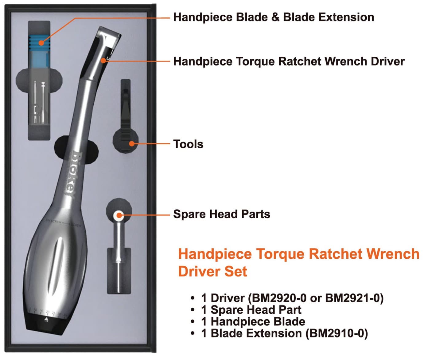Handpiece Torque Ratchet Wrench Driver
